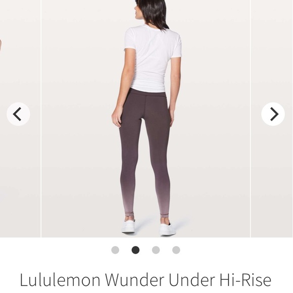 Lululemon Boysenberry Ombré Wunder Under - Picture 2 of 4